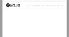 Desktop Screenshot of cwalocal1182securitybenefitsfund.org