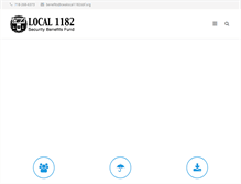 Tablet Screenshot of cwalocal1182securitybenefitsfund.org
